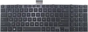 Replacement Keyboard For Toshiba Satellite S70-A S70D-A S70DT-A S70T-A S70-B S70D-B S70DT-B S70T-B, US Layout Black Color