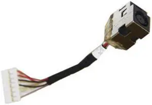 New DC Power Jack with Cable For HP Pavilion DV5-2000 dv5-2003xx dx dv5-2043cl dv5-2045dx dv5-2051xx dv5-2052xx dv5-2070us dv5-2072nr dv5-2073nr dv5-2074dx dv5-2075nr dv5-2077cl dv5-2080br dv5-2129wm