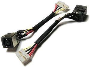 New Laptop AC DC Power Jack with Cable Harness For Dell Latitude E6220 P/N: 5PPT1 05PPT1 6017B0304501