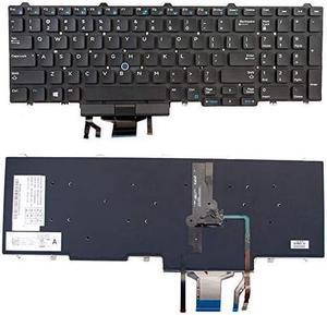 New Laptop US Black Keyboard No Frame For Dell Precision M3520 M7520 M7720 3520 7520 7720 Series