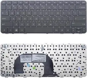 Replacement Keyboard With Frame For HP Pavilion DM1-3000 DM1-4000 DM1-4100 CQ40 3115m 656707-001 659500-001, US Layout Black Color