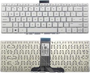 New US Laptop Keyboard for HP Pavilion 14-ax 14-ax000 14-ax100 901658-031 NSK-CX3SQ English White Without Frame Keyboard