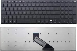 Replacement Keyboard Without Frame for Gateway NV75S NV75S02u NV75S07h NV75S10u NV75S11u NV75S16u NV75S17u NV75S23u NV75S25u NV75S26u NV75S32u, US Layout Black Color