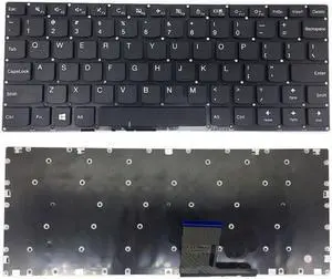 Replacement Keyboard Without Frame For Lenovo Yoga 310-11 310-11IAP 710-11 710-11IKB 710-11ISK, US Layout Black Color