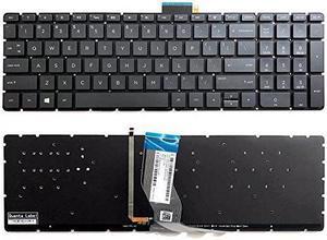 New US Black Backlit Keyboard No Frame For HP Pavilion 15-AU 15-AU000 15-AU010WM 15-AU012TX 15-AU018CA 15-AU018WM 15-AU020WM 15-AU023CA 15-AU023CL 15-AU027CL 15-AU028CA 15-AU030NR 15-AU037CL Series