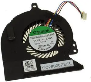 Laptop CPU Cooling Fan For Dell Latitude E5250 5250 P25S DC28000EESL EG50050S1-C430-S9A DC5V 0.4A 0DTDHM DTDHM