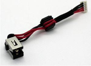 New Laptop AC DC Power Jack with Cable Harness For Toshiba Satellite C855 C855-10G C855-10K C855-10M C855-10T C855-10X C855-10Z C855-111 C855-11F C855-11G C855-127 C855-128 C855-129 C855-12C C855-12F