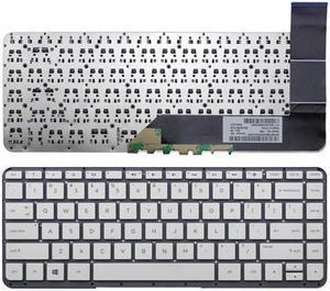 Replacement Keyboard Without Frame For HP Stream 13-C 13-C100 13-C110CA 13-C110NR 13-C111CA 13-C114NR P/N: 791433-001, US Layout White Color