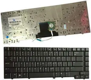 Replacement Keyboard With Pointer For HP Elitebook 8530P 8530W 495042-001 499322-001 NSK-H4L01 9J.N8282.L01, US Layout Black Color