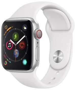 Apple Apple Watch Series 4 44 mm Fully Unlocked - Silver GPS + Cellular (Grade A)