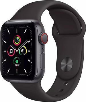 Apple Apple Watch Series SE 44 mm Fully Unlocked - Gray GPS + Cellular (Grade B)