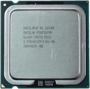 INTEL Slguh  Pentium Dual Core E6500 2.93Ghz 2Mb L2 Cache 1066Mhz Fsb Socket Flga775 45Nm 65W Desktop Processor Only