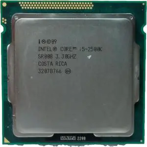 Intel Core i5-2500K 3.3GHz 5 GT/s LGA 1155 Desktop CPU - SR008
