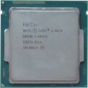 Intel Core i5-4670 3.4 GHz LGA 1150 5 GT/s Desktop CPU Processor SR14D