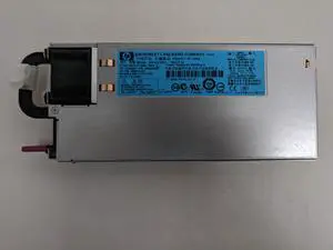 Hp 499250-301 460 Watt Common Slot High Efficiency Redundant Power Supply For Proliant Dl380 G6 Ml350 G6 G7 G8