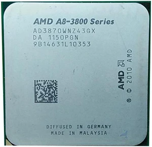 AMD A8-3870K Unlocked - A-Series APU Quad-Core 3.0 GHz Socket FM1 100W AMD Radeon HD 6550D Desktop APU with DirectX 11 Graphic - AD3870WNZ43GX - OEM AMD A8-3870K Unlocked - A-Series APU Quad-Core 3.0 GHz Socket FM1 100W AMD Radeon HD 6550D Desktop APU with DirectX 11 Graphic - AD3870WNZ43GX - OEM