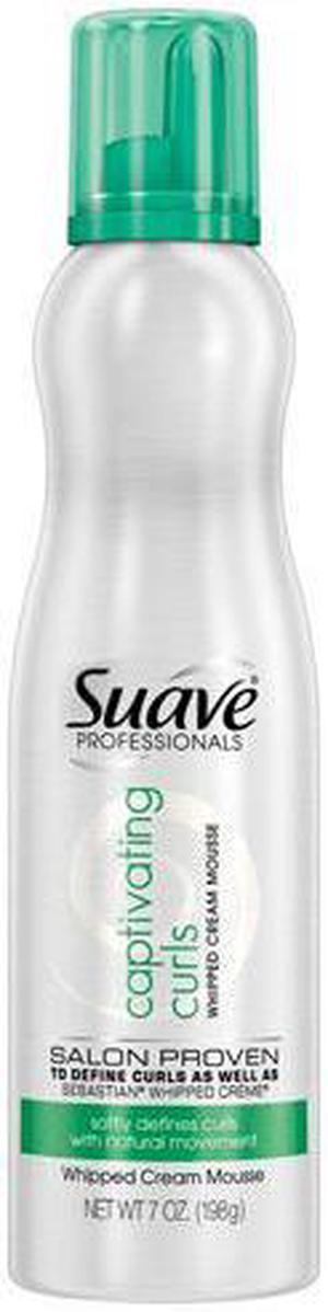 Suave Professionals Captivating Curls Whipped Cream Mousse, 7 oz