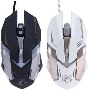 3200DPI Wired Gaming Mouse 6 Buttons LED Colorful Breathing Light USB Optical Gamer Mouse for PC Computer Desktop Laptop