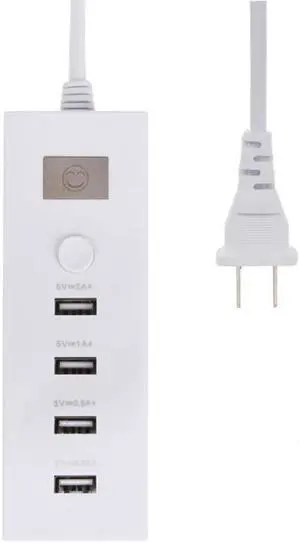 New Portable 4 USB Port Quick Charging Hub Power Strip Charger Dock US Plug USB Hubs for tablet PC Bluetooth speaker Smart phone