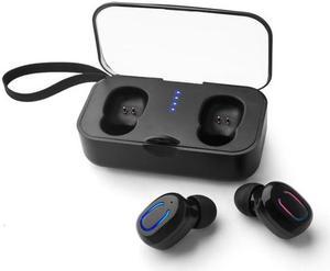 T18S Invisible Bluetooth Earphones 5.0 TWS Mini Wireless Earbuds Stereo Deep Bass Headset with charging box Portable PK i12