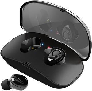 X18 Wireless Headset Hidden Earpiece 5.0 Bluetooth Wireless Earbud Earpieces Stereo Earphone With Mic Portable Battery Storage