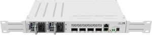 MikroTik CRS504-4XQ-IN Cloud Router Switch 650MHz 4xQSFP28 Compatible with 40G, 25G, 10G, and 1G Fiber Connections.