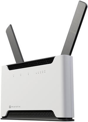 MikroTik  H53UiG-5HaxQ2HaxQ Chateau PRO ax Wi-Fi 6 Router, Quad-Core 2.2 GHz CPU, 4x4 MIMO, 5 Gigabit Ethernet Ports, USB 3.0 for Media Server or LTE Backup
