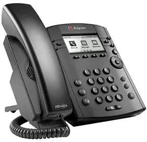 Polycom VVX 311 Corded Business Media Phone System - 6 Line PoE - 2200-48350-001 - AC Adapter (Included)