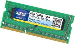 XIEDE 1.35V Low Voltage DDR3L 1600MHz 4GB 12800 Frequency Memory RAM Module for Laptop