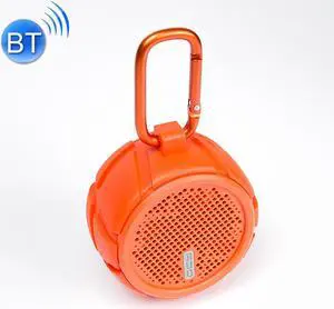 QCY BOX2 Portable Tyre Shape Mini Speaker Wireless Music Metal V4.1 Bluetooth Loudspeakers(Orange)