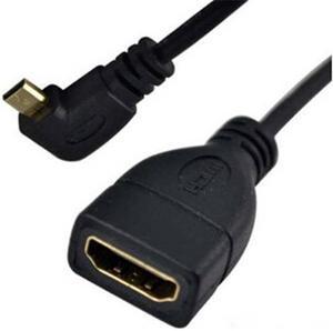 HDMI Male (Type D) to HDMI Female (Type A) Cable Adapter
