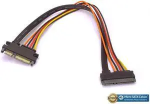 SATA III – SATA 3 Male to Female 5 wire 10 Inch Extension Cable