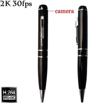 SUNMENCO 16GB 2k 30fps Pen Camera Video Recording Mini Camcorder Plug and Play Extreme Pen Hidden Cameras Multifunction DVR Recorder SM599K2