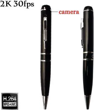 SUNMENCO 32GB 2k 30fps Pen Camera Video Recording Mini Camcorder Plug and Play Extreme Pen Hidden Cameras Multifunction DVR Recorder SM599K2