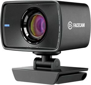 Elgato - Facecam Full HD 1080p60 Webcam for Video Conferencing, Gaming, and Streaming - Black