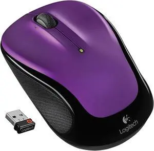 Logitech Wireless Mouse M325 with Designed-for-Web Scrolling - Vivid Violet (910-003120)
