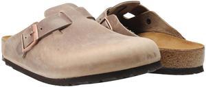 Birkenstock Boston Oiled Leather Tobacco Unisex Slip-On Clog 0960811-0960813 Size 40 EUR Regular