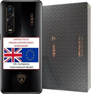 Oppo Find X2 Pro 5G Lamborghini Automobile Edition CPH2025 SingleSIM 512GB  12GB RAM GSM Only  No CDMA Factory Unlocked Smartphone Carbon Fiber Black