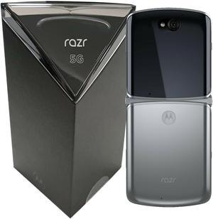 Motorola Razr 5G 2020 256GB ROM  8GB RAM Factory Unlocked Flip Android Smartphone Liquid Mercury  International Version