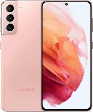 Samsung Galaxy S21 5G SM-G991B Standard Edition Dual-SIM 128GB + 8GB RAM (GSM | CDMA) Factory Unlocked Android Smartphone (Phantom Pink) - International Version