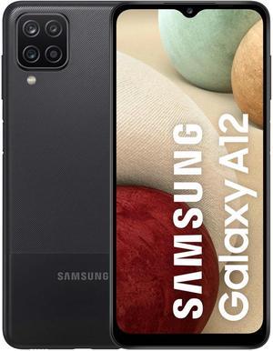 Samsung Galaxy A12 SMA125F DualSIM 64GB ROM  4GB RAM Factory Unlocked 4GLTE Smartphone Black  International Version