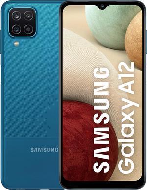 Samsung Galaxy A12 SMA125F DualSIM 64GB ROM  4GB RAM Factory Unlocked 4GLTE Smartphone Blue  International Version