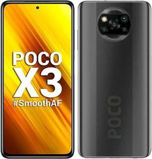 Xiaomi Poco X3 DualSIM 128GB ROM  6GB RAM GSM Only  No CDMA Factory Unlocked 4GLTE Smartphone Black  International Version