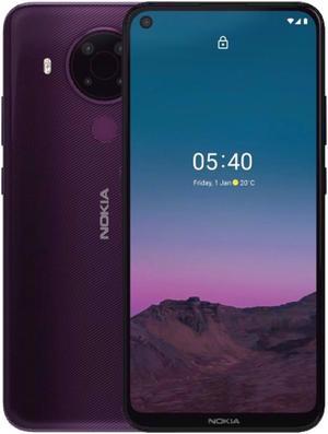 Nokia 5.4 Dual-SIM 128GB ROM + 4GB RAM (GSM Only | No CDMA) Factory Unlocked 4G/LTE Smartphone (Dusk Purple) - International Version