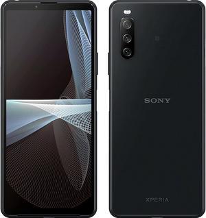 Sony Xperia 10 III Dual-SIM 128GB ROM + 6GB RAM (GSM Only | No CDMA) Factory Unlocked 5G Android Smartphone (Black) - International Version