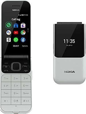 Nokia 2720 Flip Dual-SIM 4GB ROM + 515MB RAM (GSM Only | No CDMA) Factory Unlocked 4G/LTE Keypad Phone - (Gray) - International Version