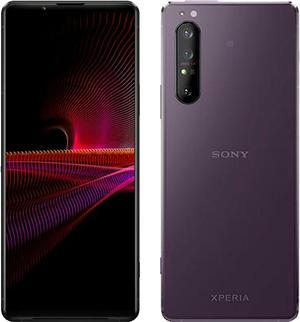 Sony Xperia 1 III DualSIM 256GB ROM  12GB RAM GSM Only  No CDMA Factory Unlocked 5G Smartphone Purple  International Version