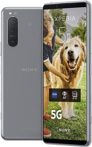 SONY XPERIA 5 II Dual-Sim 128GB ROM + 8GB RAM (GSM only | No CDMA) Factory Unlocked 5G SmartPhone (Gray) - International Version