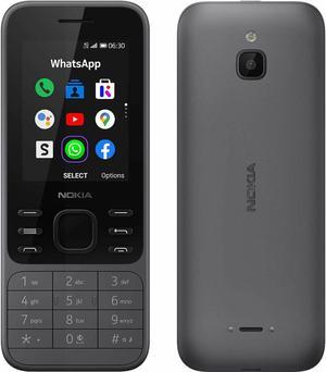 Nokia 6300 SingleSIM 4GB ROM  512MB RAM GSM only  No CDMA Factory Unlocked 4GLTE CellPhone Charcoal  International Version