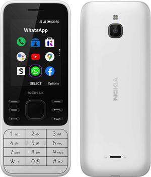 Nokia 6300 SingleSIM 4GB ROM  512MB RAM GSM only  No CDMA Factory Unlocked 4GLTE CellPhone White  International Version